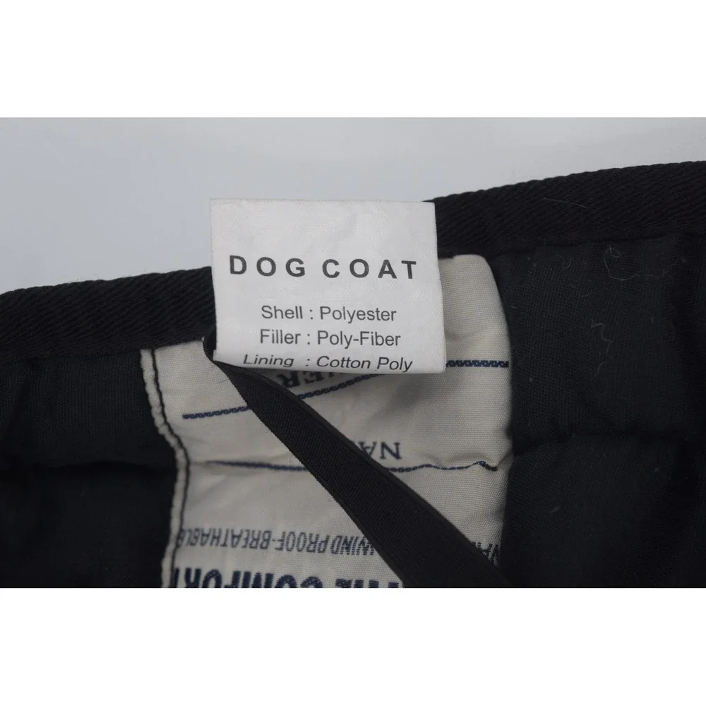 Petrage Designs Plaid Dog‎ Coat Waterproof Breathable Blue Green Reflective Trim